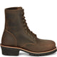Chippewa Men's Classic 2.0 8" Steel Toe Lace Up Work Boot -Brown- NC2091 - Overlook Boots