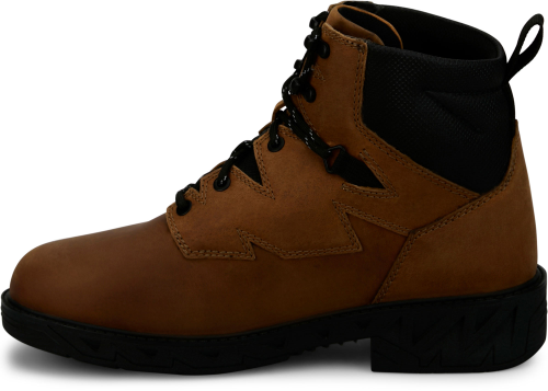 Justin Men's Gritland 6" Soft Toe Waterproof Work Boot - Brown - PD644 - Overlook Boots