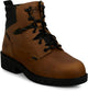 Justin Men's Gritland 6" Steel Toe Waterproof Work Boot - Brown - PD645 - Overlook Boots