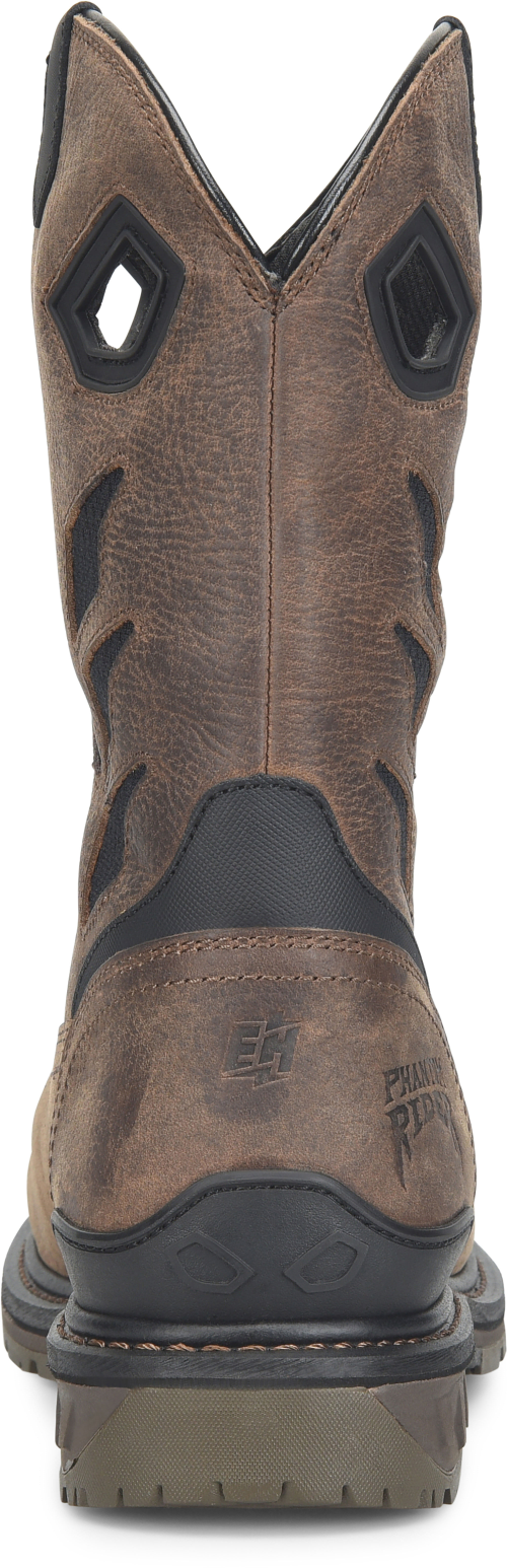 Phantom Rider Men's Faulk 11" Composite Toe Western Work Boot - Brown - PH5055 - Overlook Boots
