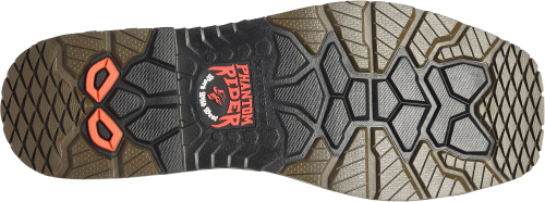 Phantom Rider Men's Faulk 11" Composite Toe Western Work Boot - Brown - PH5055 - Overlook Boots