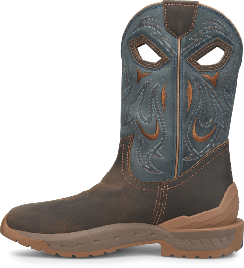 Phantom Rider Men's Emperor 11" Square Toe Western Work Boot - Brown - PH6007 - Overlook Boots