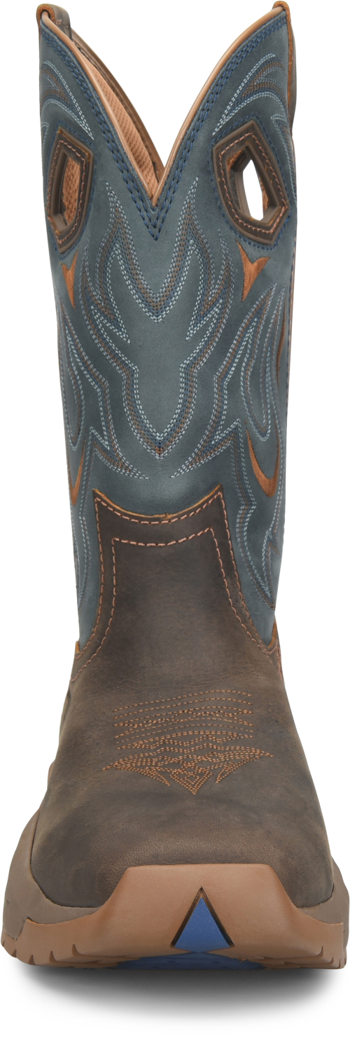 Phantom Rider Men's Emperor 11" Square Toe Western Work Boot - Brown - PH6007 - Overlook Boots