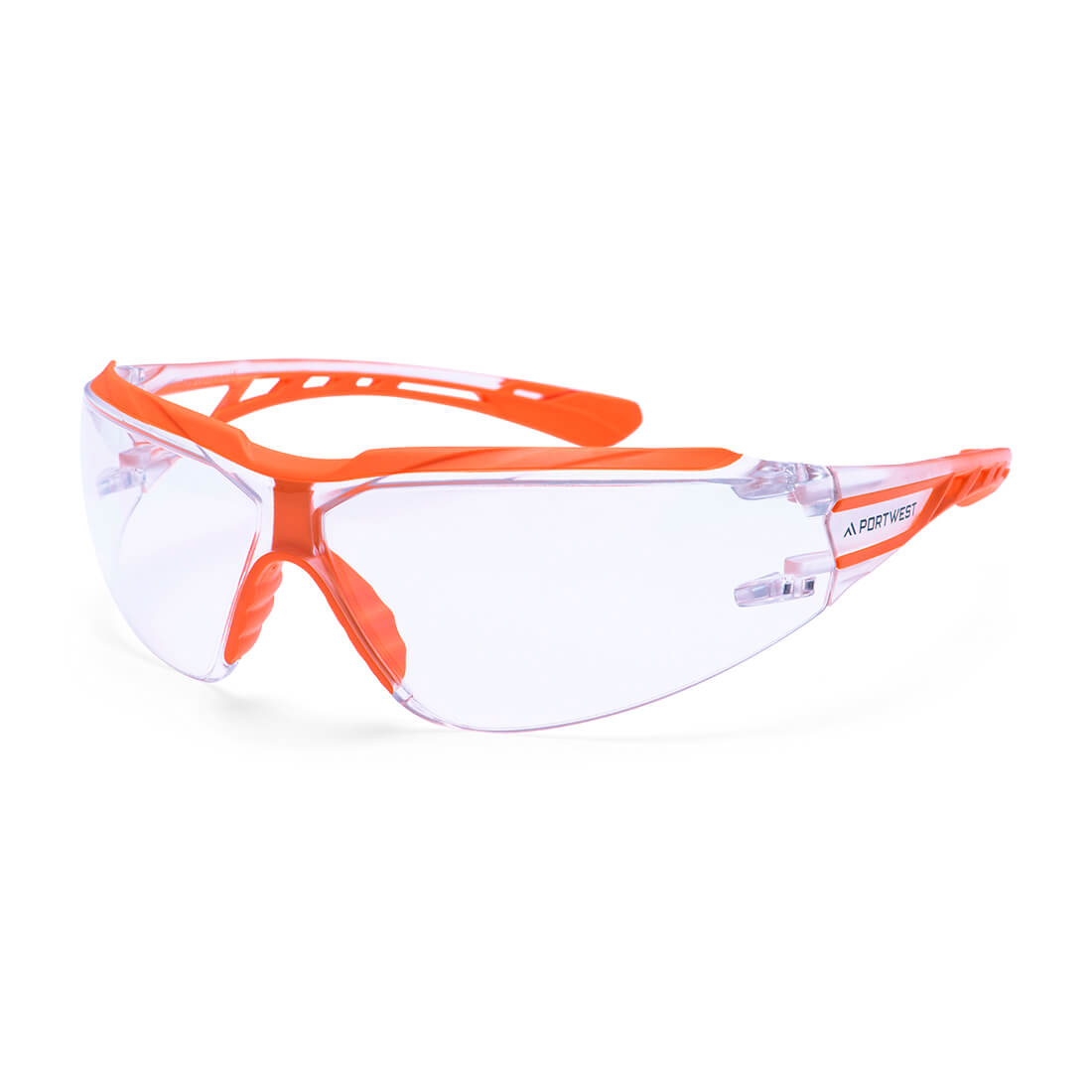 Portwest Dynamic Safety Glasses - Clear - 12 Pack - PS10 One Size / Clear - Overlook Boots
