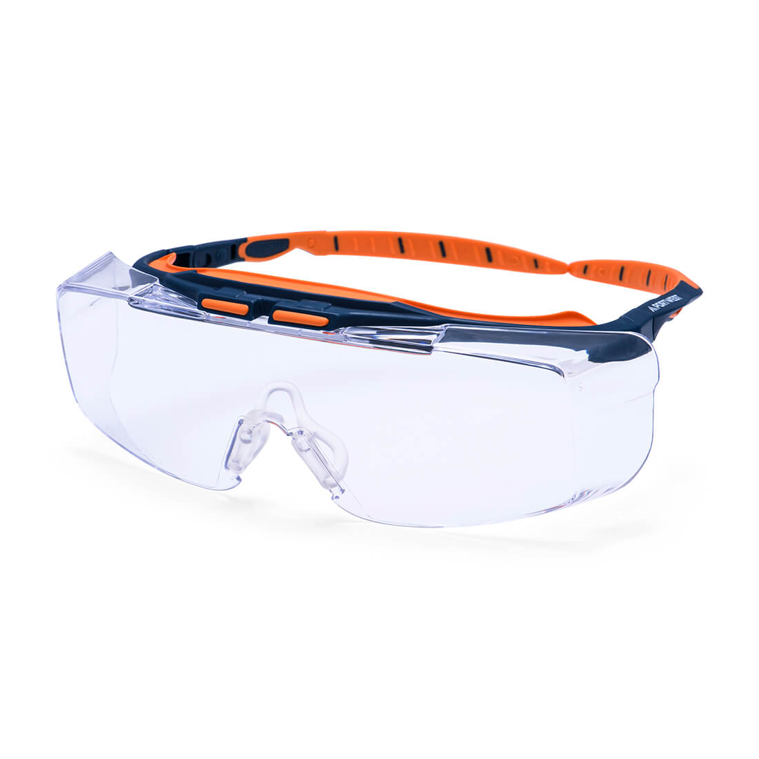 Portwest Peak OTG Safety Glasses - Clear - 12 Pack - PS24 One Size / Clear - Overlook Boots