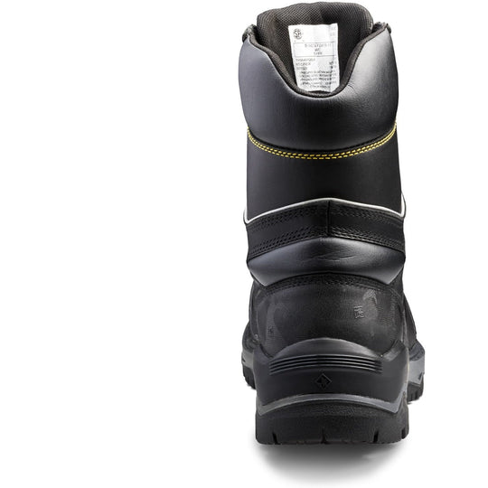 Terra Men's Gantry 8" Nano Composite Toe Waterproof Safety Work Boot - Black - 4NRQBK - Overlook Boots