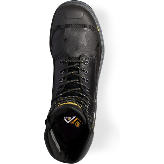 Terra Men's Gantry 8" Nano Composite Toe Waterproof Safety Work Boot - Black - 4NRQBK - Overlook Boots