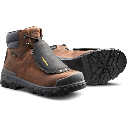 Terra Men's Sentry 2020 6" Composite Toe Waterproof Safety Work Boot -Brown- 4NRXBN - Overlook Boots