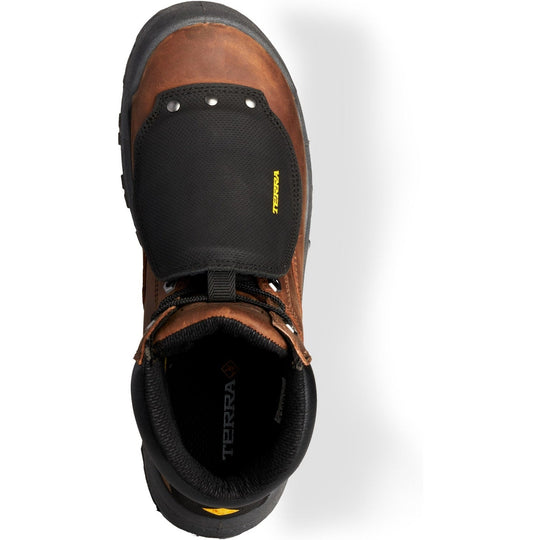 Terra Men's Sentry 2020 6" Composite Toe Waterproof Safety Work Boot -Brown- 4NRXBN - Overlook Boots