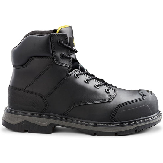 Terra Men's Patton 6" Alloy Toe Waterproof Safety Work Boot -Black- 4NS6BK - Overlook Boots