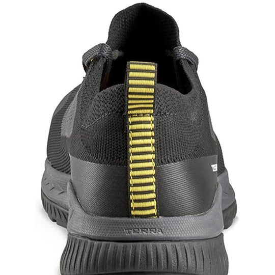 Terra Men's Eclipse Composite Toe Slip Resistant Athletic Safety Work Shoe - Black/Yellow - 4T8NBY - Overlook Boots
