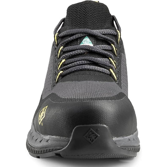 Terra Men's Eclipse Composite Toe Slip Resistant Athletic Safety Work Shoe - Black/Yellow - 4T8NBY - Overlook Boots