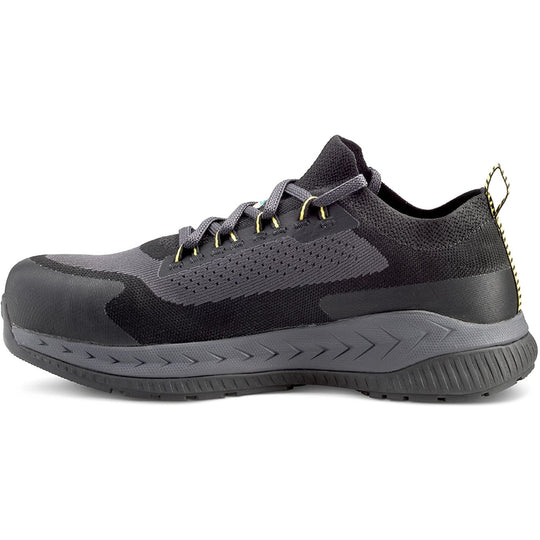 Terra Men's Eclipse Composite Toe Slip Resistant Athletic Safety Work Shoe - Black/Yellow - 4T8NBY - Overlook Boots