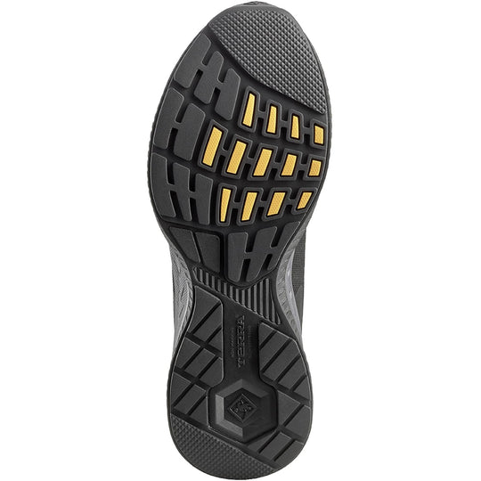 Terra Men's Eclipse Composite Toe Slip Resistant Athletic Safety Work Shoe - Black/Yellow - 4T8NBY - Overlook Boots