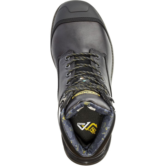 Terra Men's Gantry LXI 8" Nano Composite Toe Waterproof Work Boot -Black- 4TAXBK - Overlook Boots