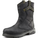 Terra Men's Patton Alloy Toe Waterproof Pull-On Safety Work Boot -Black- 4TCBBK - Overlook Boots