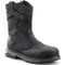 Terra Men's Patton Alloy Toe Waterproof Pull-On Safety Work Boot -Black- 4TCBBK 3 / Medium / Black - Overlook Boots