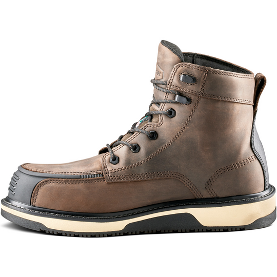 Terra Men's Ironstone 6" Composite Toe Waterproof Safety Work Boot- Brown- 839GDB - Overlook Boots