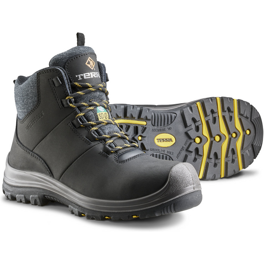 Terra Women's Findlay 6" Composite Toe Waterproof Work Boot- Black- 839LBK - Overlook Boots