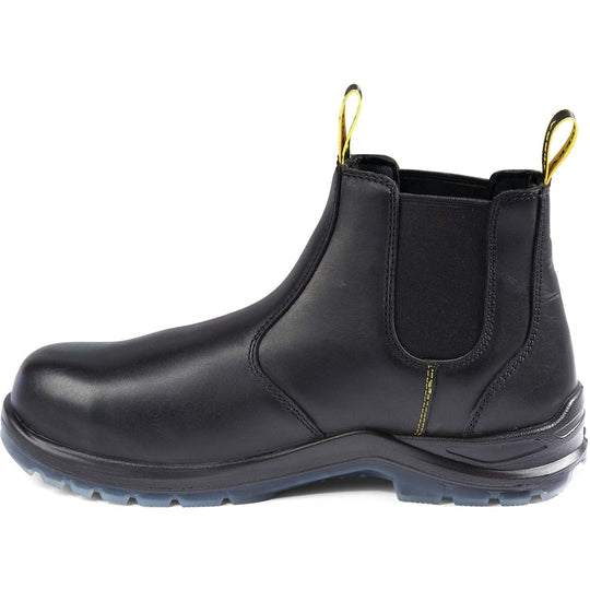 Terra Men's Murphy 6" Composite Toe Pull On Waterproof Safety Work Boot -Black- R4NRBK - Overlook Boots