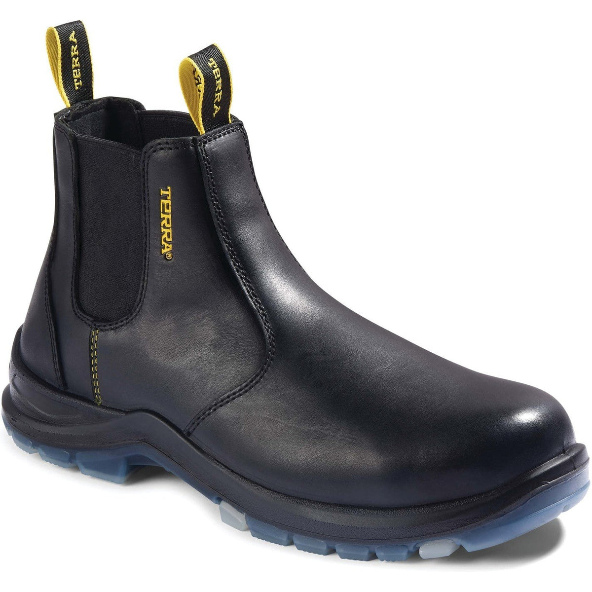 Terra Men's Murphy 6" Soft Toe Waterproof Chelsea Work Boot -Black- R4NSBK - Overlook Boots