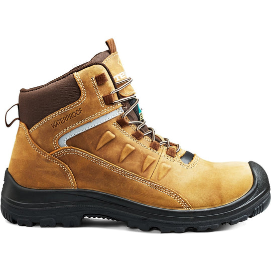Terra Men's Findlay 6" Composite Toe Waterproof Safety Work Boot -Brown- R5204B 7 / Medium / Brown - Overlook Boots