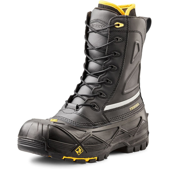 Terra Men's Crossbow Composite Toe Waterproof Winter Pac Safety Work Boot - Black - R5605B - Overlook Boots