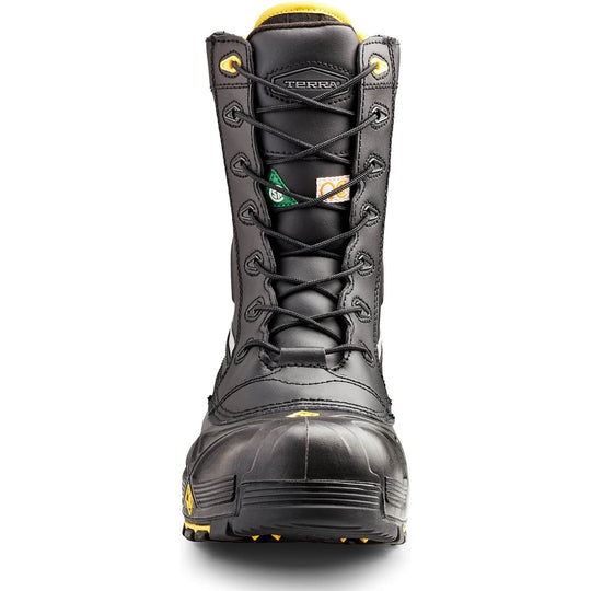 Terra Men's Crossbow Composite Toe Waterproof Winter Pac Safety Work Boot - Black - R5605B - Overlook Boots