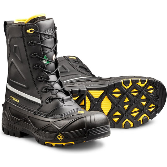 Terra Men's Crossbow Composite Toe Waterproof Winter Pac Safety Work Boot - Black - R5605B - Overlook Boots