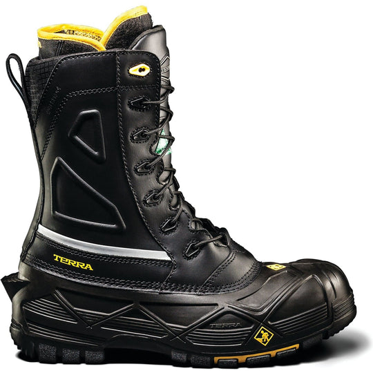 Terra Men's Crossbow Composite Toe Waterproof Winter Pac Safety Work Boot - Black - R5605B - Overlook Boots