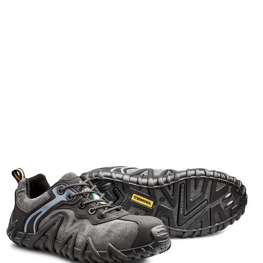 Terra Men's Venom Low Composite Toe Athletic Safety Work Shoe - Black - R8185B - Overlook Boots