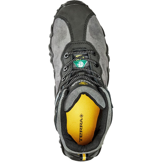 Terra Men's Venom Mid Composite Toe Water Resistant Safety Work Shoe - Black - R8285B - Overlook Boots