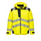 Portwest PW3 Hi-Vis Extreme Rain Jacket - Yellow/Black - PW360 Small / Yellow - Overlook Boots