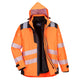 Portwest PW3 Hi-Vis 3-in-1 Jacket - Orange/Black - PW365 Small / Orange - Overlook Boots
