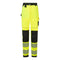 Portwest PW3 Hi-Vis Women's Stretch Work Pants - Yellow/Black - PW385 26 / Yellow - Overlook Boots