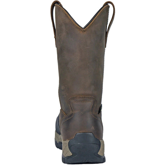 Hoss Men's Recon XRD 11" Composite Toe Met Guard Waterproof Wellington Work Boot - Brown - 94031 - Overlook Boots