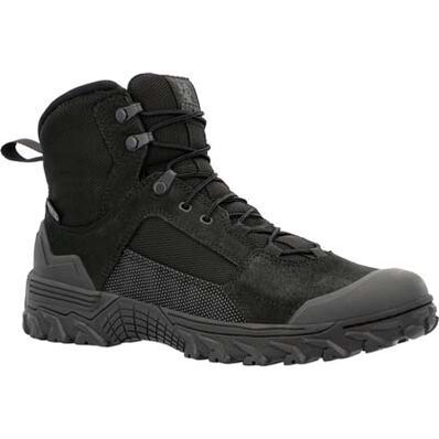 Rocky Men's Mountain Combat Soft Toe Waterproof Military Boot - Black - RKC179 3 / Medium / Black - Overlook Boots