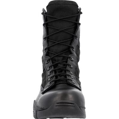 Rocky Men's C4T 8" Water Resistant Military Public Service Boot - Black - RKC182 - Overlook Boots
