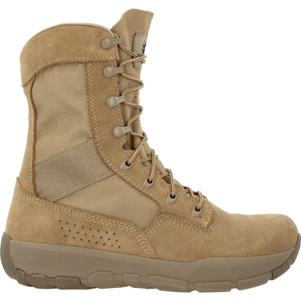 Rocky Men's C4T 8" Military Boot - Coyote Brown - RKC199 5 / Medium / Coyote - Overlook Boots