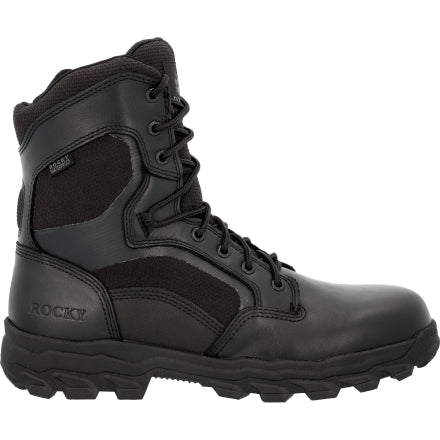 Rocky Alpha Force Lite Men's 8" Waterproof Duty Boot - Black - RKD0139 7 / Medium / Black - Overlook Boots