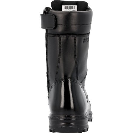 Rocky Men's Jump Boot 10" Side Zip Duty Boot - Black - RKD0150 - Overlook Boots