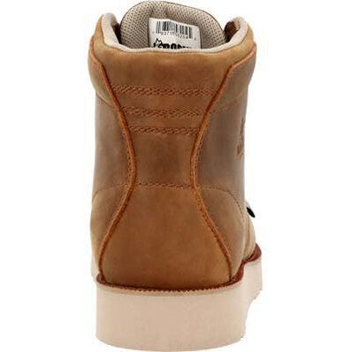 Rocky Men’s Monocrepe Wedge 6” Soft Toe Waterproof Work Boot – Crazy Horse (RKK0470) - Overlook Boots
