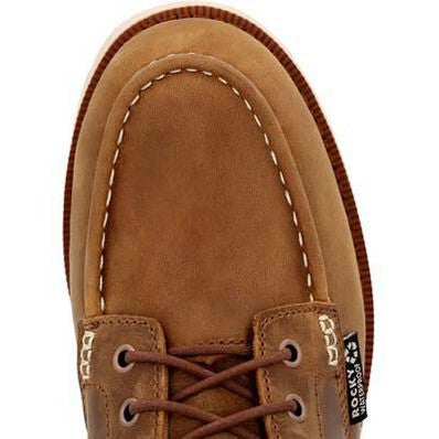 Rocky Men’s Monocrepe Wedge 6” Soft Toe Waterproof Work Boot – Crazy Horse (RKK0470) - Overlook Boots
