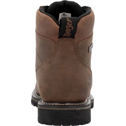 Rocky Men's Ranger 6" Waterproof Work Boot - Brown - RKK0533 - Overlook Boots