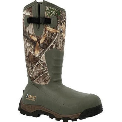 Rocky Sport Pro Bota de Caza para Hombre, 16 Pulgadas, Impermeable, Aislamiento de 1200 g, Punta Suave - Realtree - RKS0382
