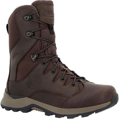 Rocky Men's Trophy Series 9" Soft Toe Waterproof 400G Hunt Boot -Brown- RKS0656 8 / Medium / Brown - Overlook Boots