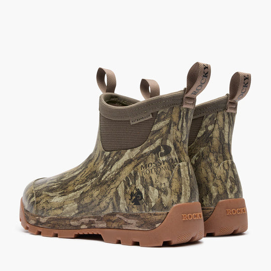 Rocky Backlands Men's 6" Waterproof Rubber Outdoor Boot - Camo - RKS0717 - Overlook Boots