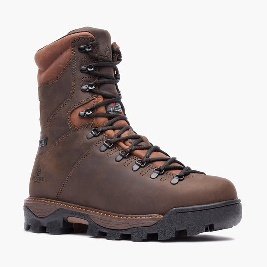 Rocky Bearclaw HD Bota de Caza para Hombre, 9 Pulgadas, Aislamiento de 200 g - Café - RKS0729