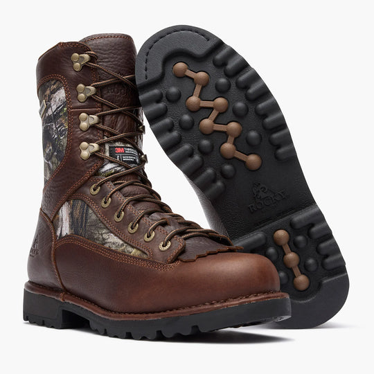 Rocky Forester Bota de Caza para Hombre, 10 Pulgadas, Impermeable - Mossy Oak - RKS0733 - Imagen 5
