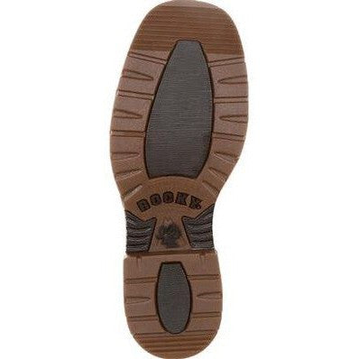Rocky Men's Original Ride 11" Square Toe Waterproof Western Boot -Brown- RKW0234 - Overlook Boots